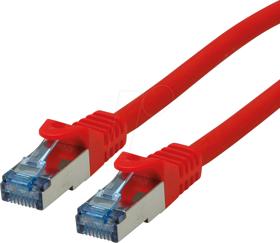 ROLINE 21152818 - Patchkabel Cat.6a S/FTP (PiMF), LSOH, rot, 15 m