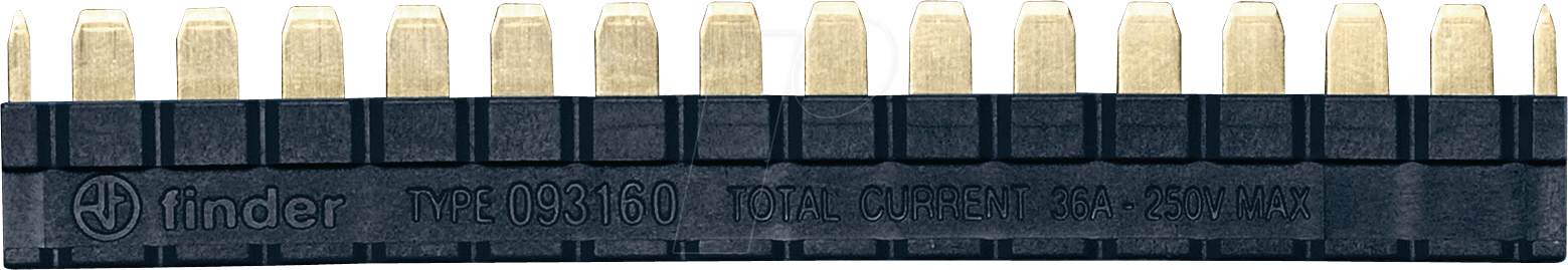 FIN 093.16.0 - Kammbrücke, 16-polig, 36 A, für FIN 39..
