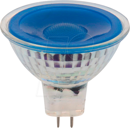 SCHI L642790596 - GU5.3 MR16 Glas 50x47.5 5W 38° Blau