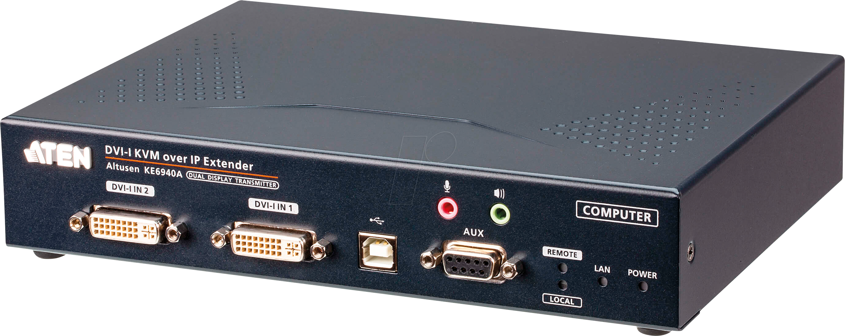 ATEN KE6940AT - KVM Over IP Sender, DVI, SFP, USB, Audio