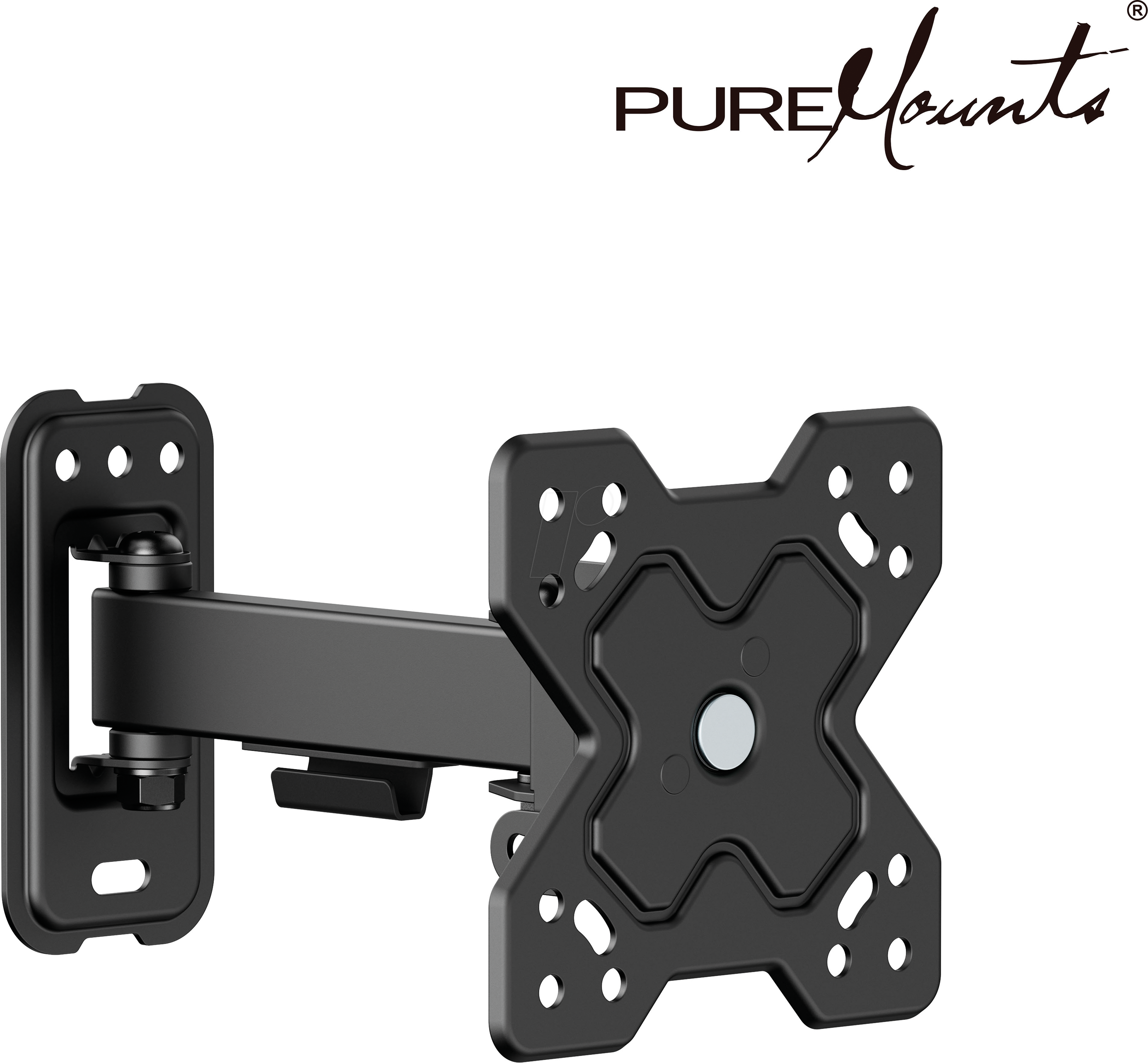 PM-FM13-100 - TV-Wandhalterung, neigbar, schwenkbar, 13'' - 32'', schwarz