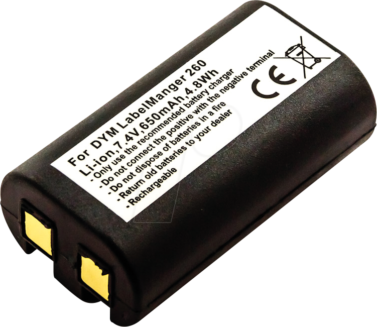 AKKU 31094 - Ersatzakku, DYMO LabelManager 260, Li-Ion, 650 mAh