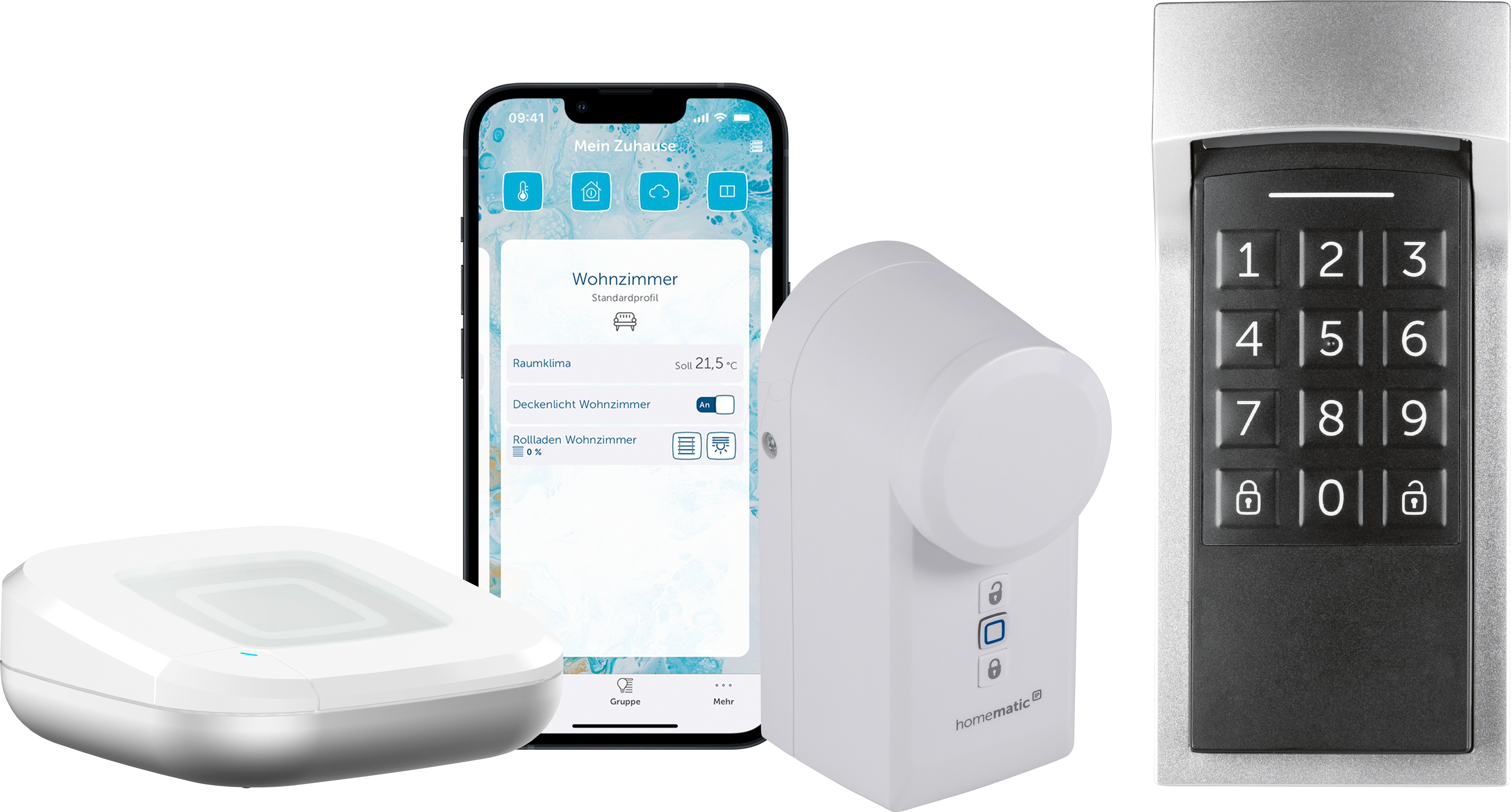 HMIP HAP2-DL-KP - Starter Bundle Zutritt, Türschloßantrieb + Keypad