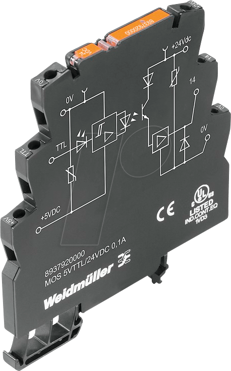 MOS 5-24 0,1A - Halbleiterrelais 1 NO, 24 V DC / 5 V DC, 0,1 A