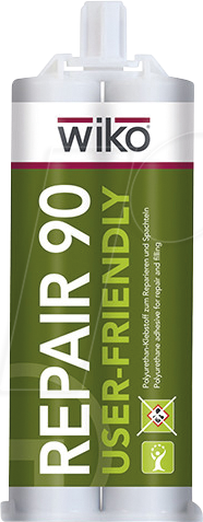 GLUE REP90UF K50 - Polyurethankleber, Repair 90 UF, schwarz, 50 ml
