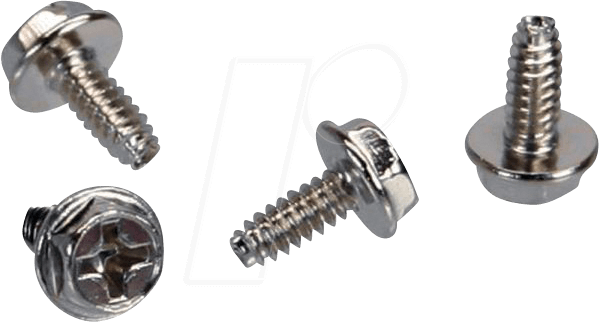 INL 77783L - Schraubenset für 3,5er Festplatten, 50-teilig, lang