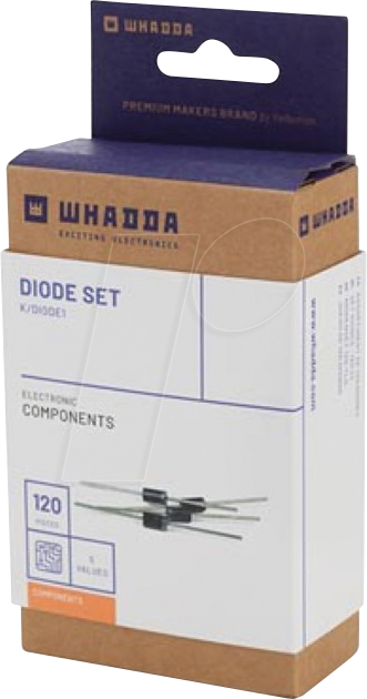 K/DIODE1 - Sortiment, Dioden, 120-teilig