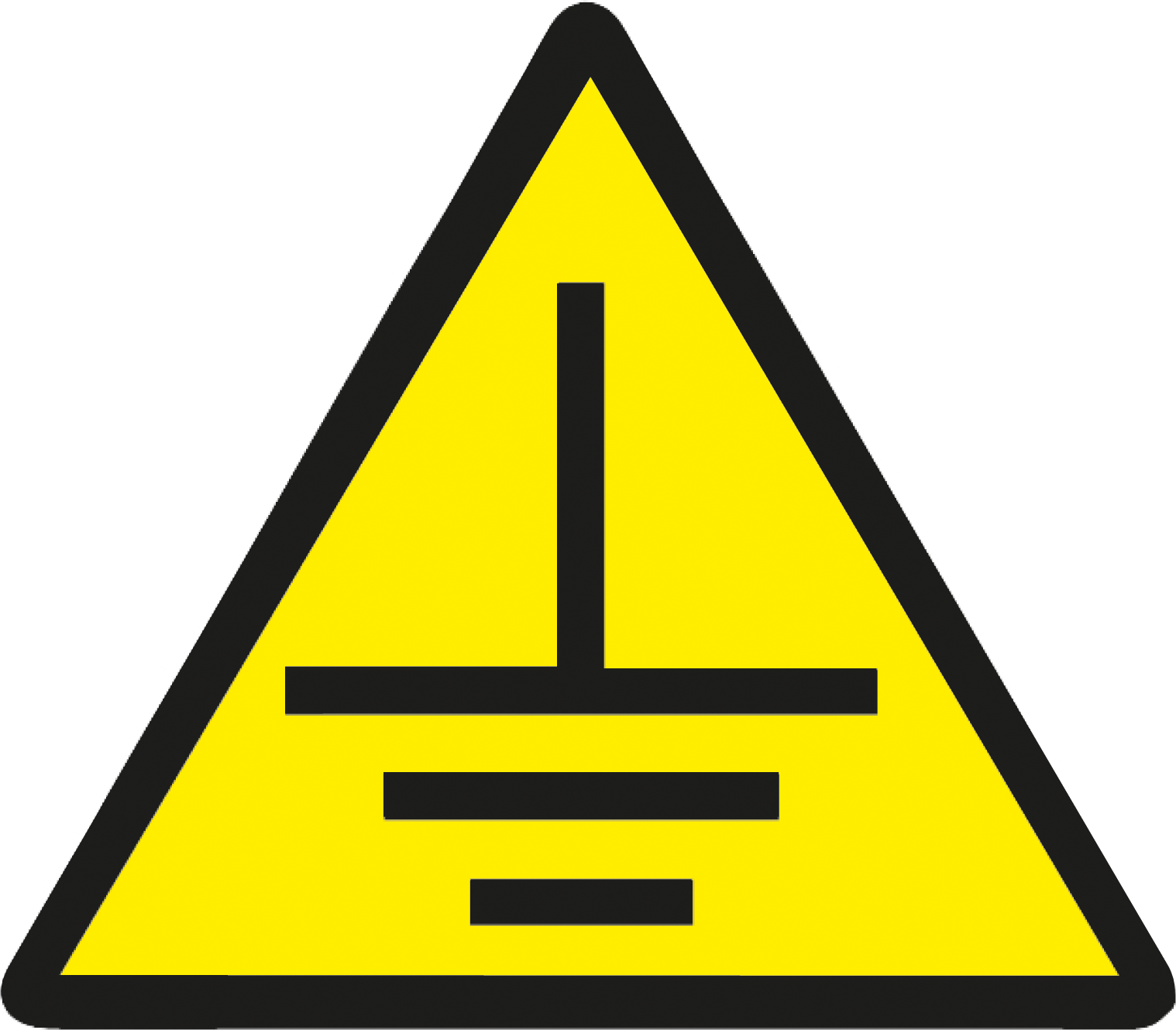 W 74320-2 - Warnaufkleber: Erdung