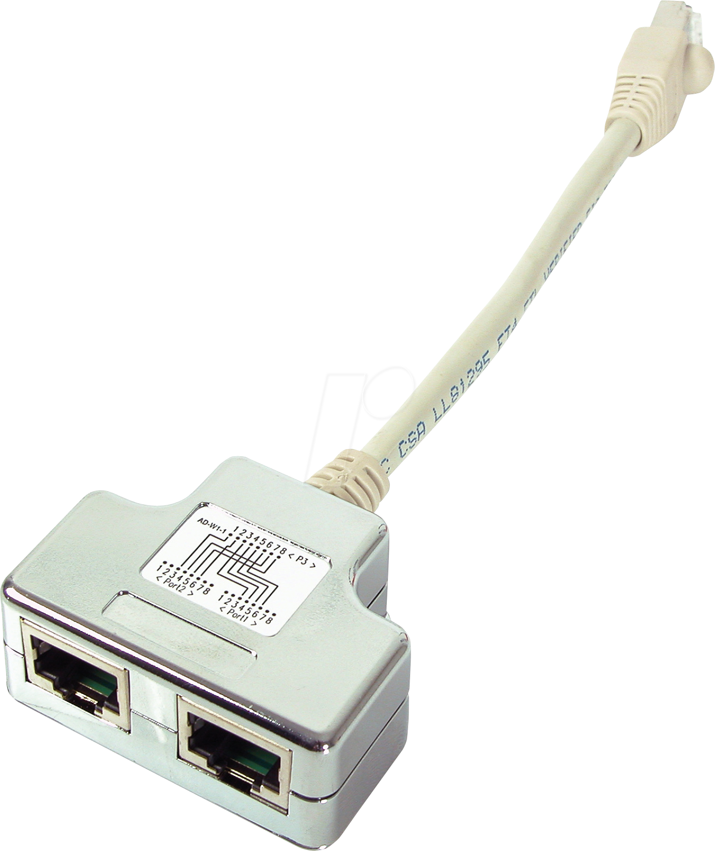 EFB K5125015 - T-Adapter, RJ45, 1:1 parallel