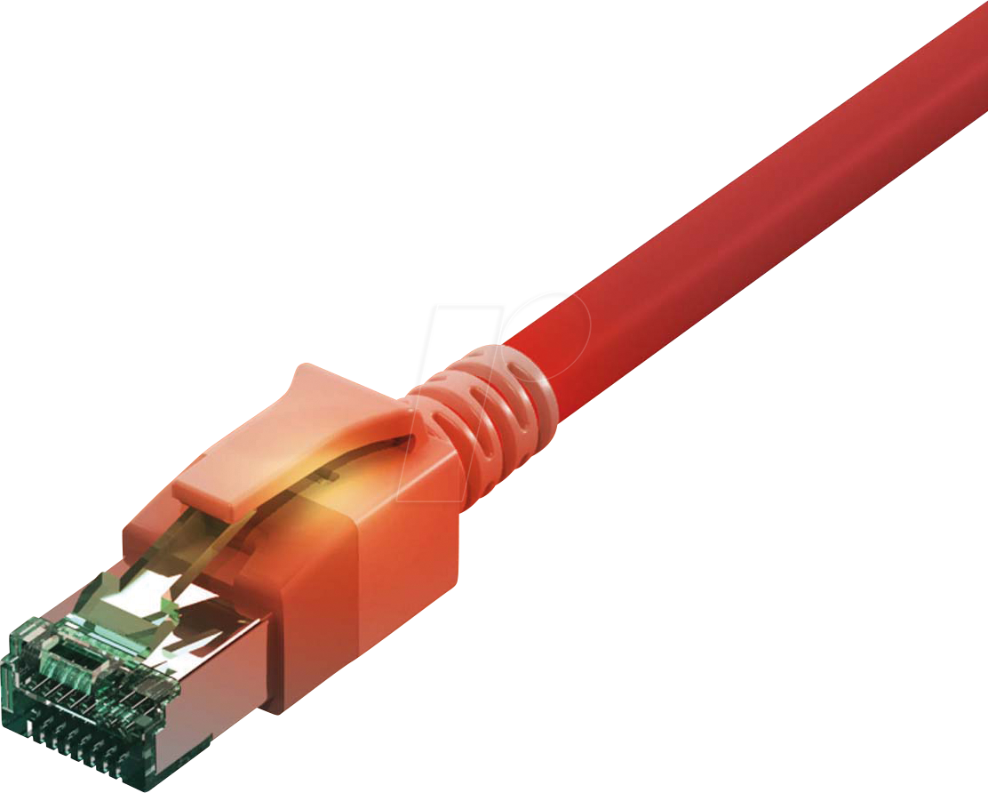Thumbnail - CS1ORADAD0015 - Cat.6a LED Patchkabel, DualBoot, S/FTP, rot, 1,5 m