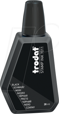 TRODAT 7011SW - Stempelfarbe, schwarz, 28,0 ml