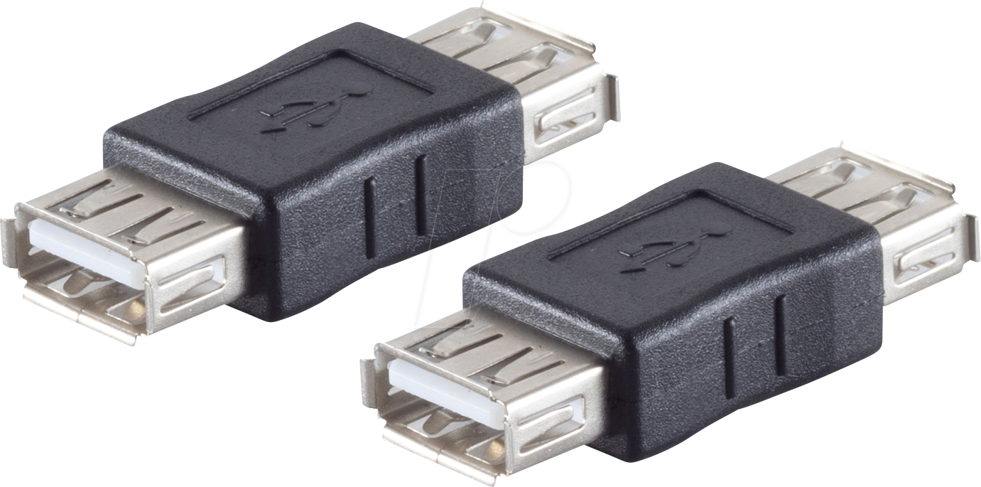SHVP BS77041 - USB 2.0 Adapter, Type A Buchse > Type A Buchse schwarz
