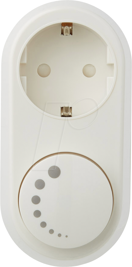 ECO-DIM.06-ZWV - LED-Steckdimmer, 0-100 W, Phasenabschnitt (RC), Z-Wave