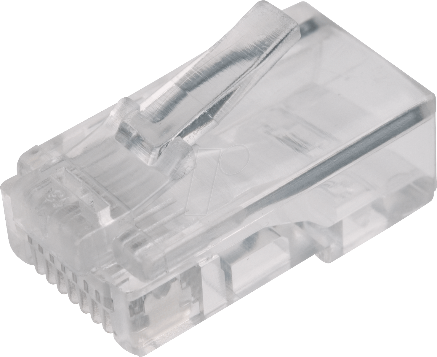 MP 8-8R - Modular Stecker RJ45 für Rundkabel, 8/8