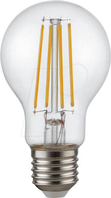 SCHI LT276080627 - LED-Lampe E27, 6,5 W, 810 lm, 2700 K, Filament, dimmbar