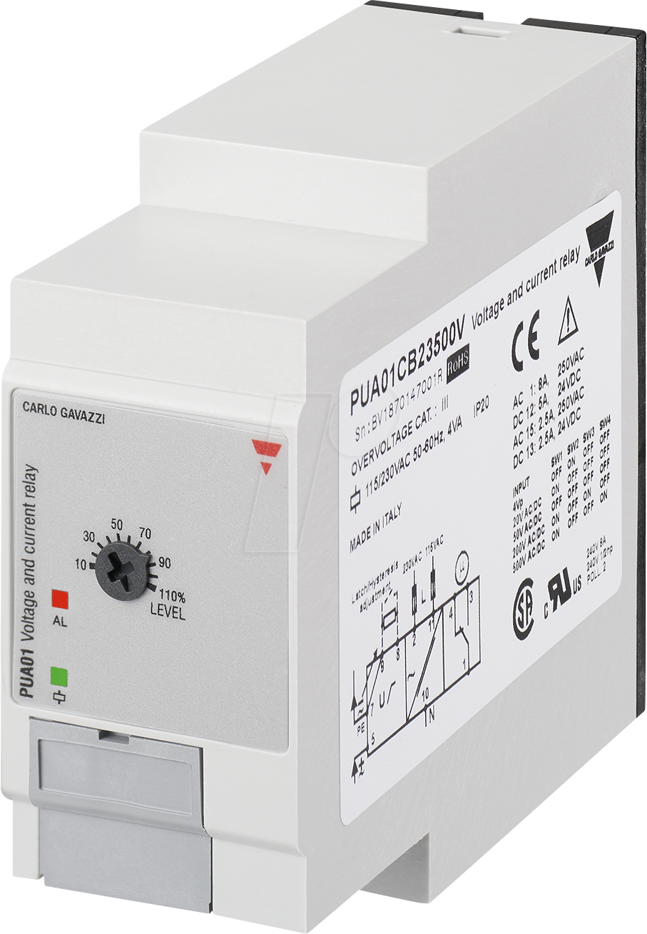 PUA01CB23500V - Spannungsüberwachungsrelais PUA01, 1 Phase, 2 - 500 V AC / DC