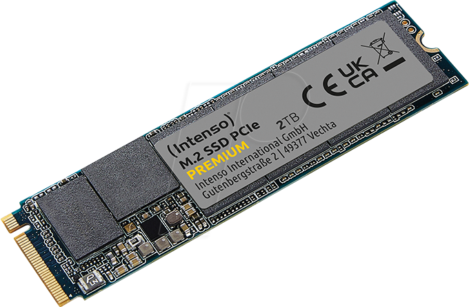 INTENSO 3835470 - Intenso M.2 SSD PCIe Premium 2 TB M.2 NVMe