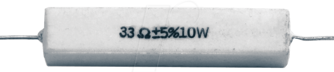 VIS 10W 3,3 - Widerstand Keramik, 3,3 Ohm