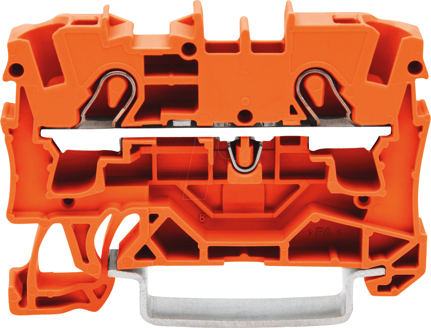 WAGO 2004-1202 - Durchgangsklemme, 2-Leiter, Ø 0,5 - 4,0 mm