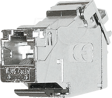 UNILAN 440005 - RJ45 Modul geschirmt Cat.6a/E, 180° Montageart