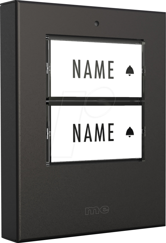 ME BELL-502 TXEA - Funkgong Sender 2-Familienhaus, Edelstahl anthrazit