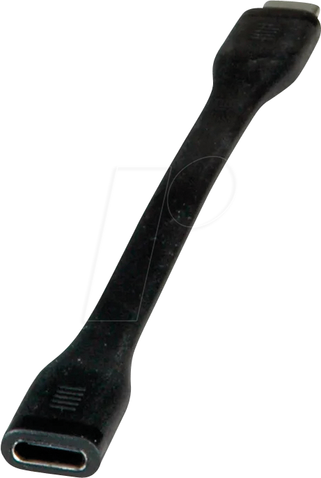 ROLINE 11029079 - USB 4.0 Verlängerung, 40 Gbit/s, 100 W, flach, 0,115 m