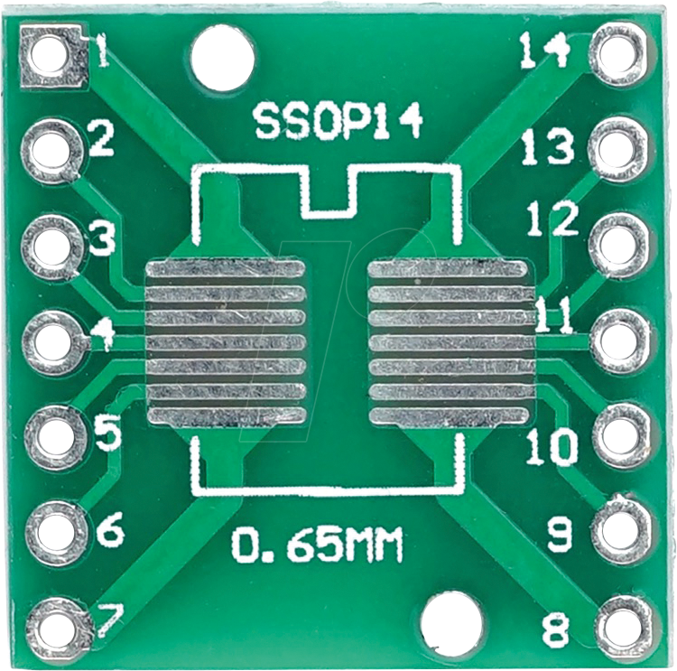 BB SOP14 - Entwicklerboards - SMD Breakout Adapter, SOP14 / SSOP14 / TSSOP1