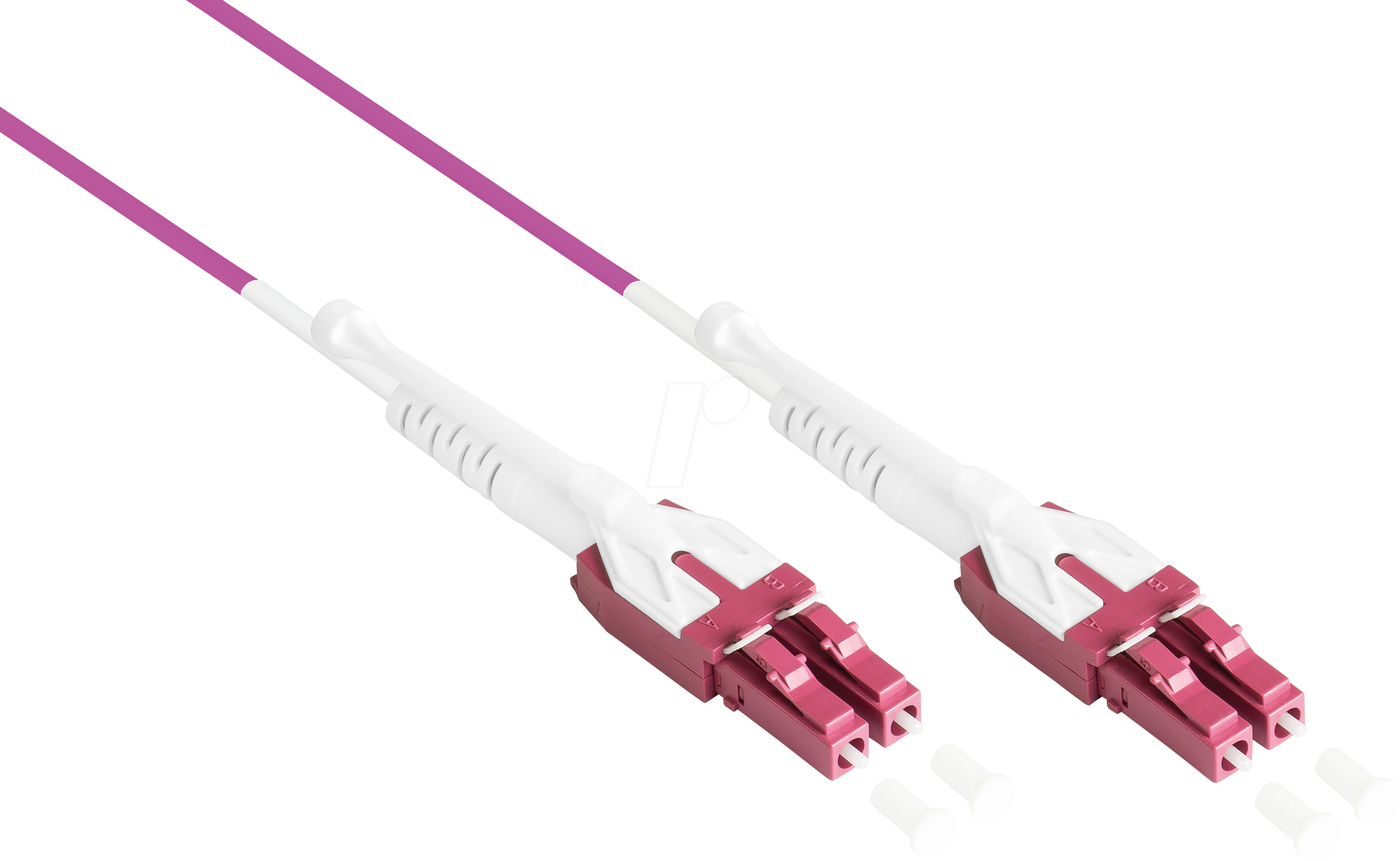 GC LW-U805LC4 - Patchkabel LWL Duplex OM4 50/125µ LC/LC, 5 m, violett