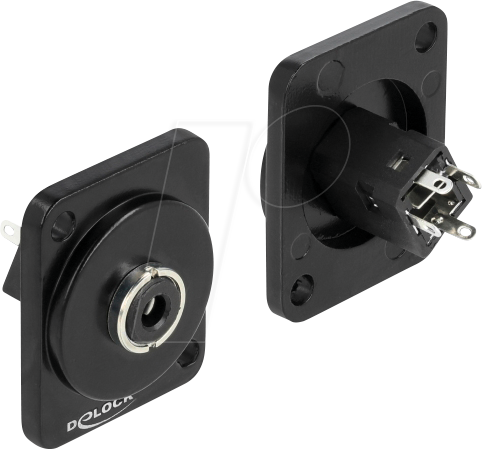 DELOCK 86789 - D-Typ Modul, 3,5 mm 3 Pin Klinke, Buchse / Lötanschluss