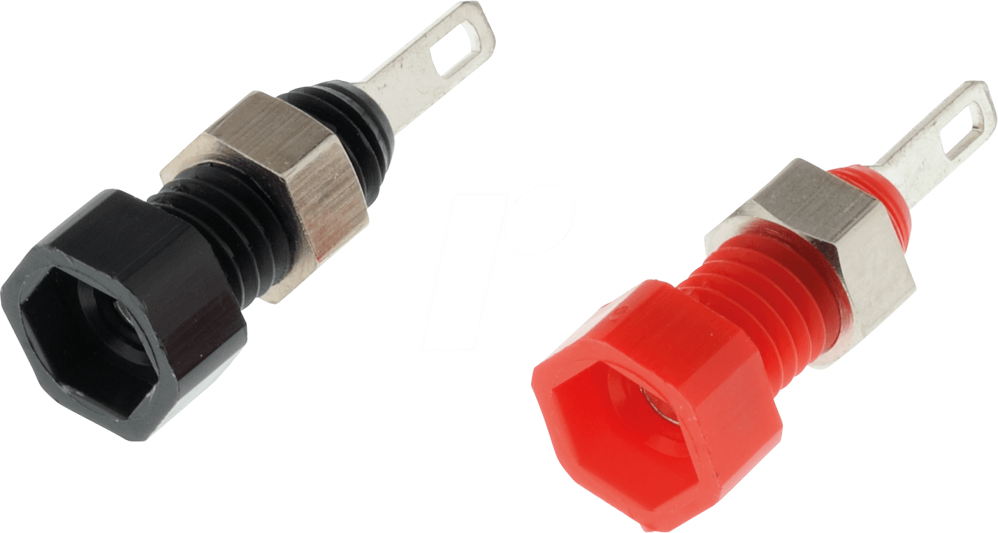 R921931000 - Bananenbuchse, 2 mm, Lötöse, rot