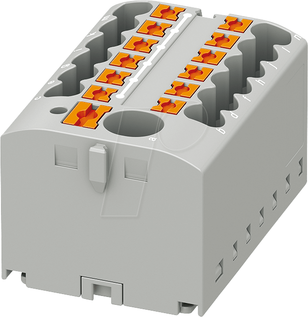 PHOE 3273352 - Verteilerblock PTFIX, 12x2,5, grau