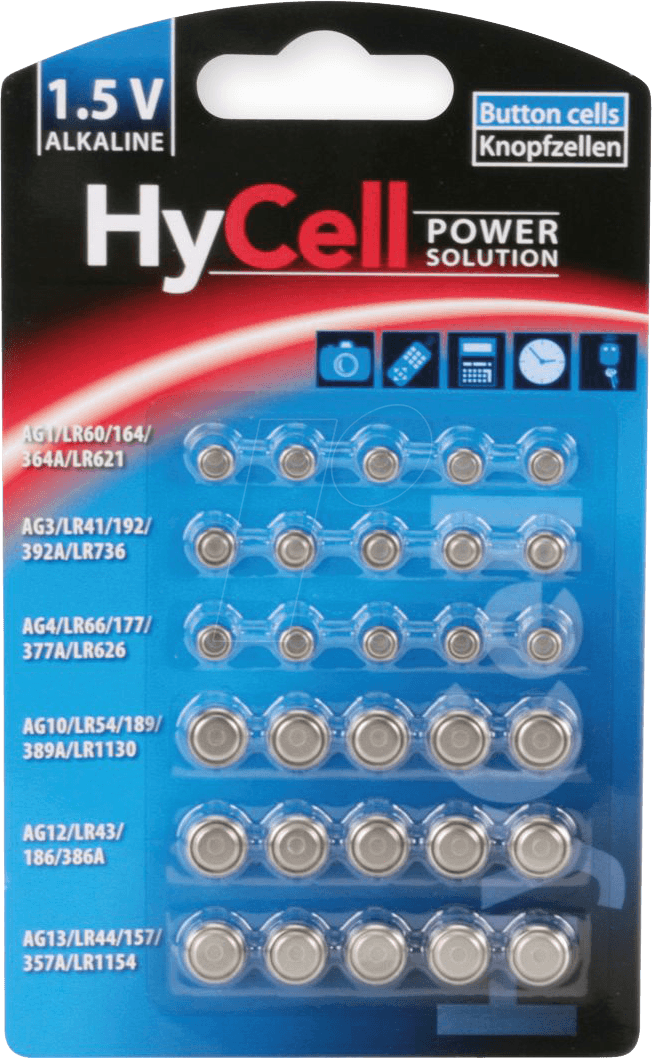 Thumbnail - ANS SET 30 - Alkaline Knopfzelle, 30er-Pack