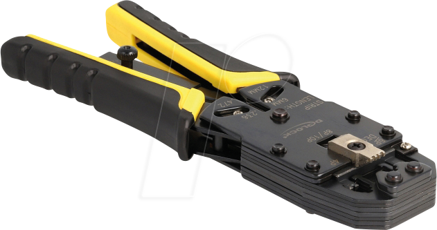 DELOCK 90523 - Universelle Crimpzange mit Abisolierer für Netzwerkkabel