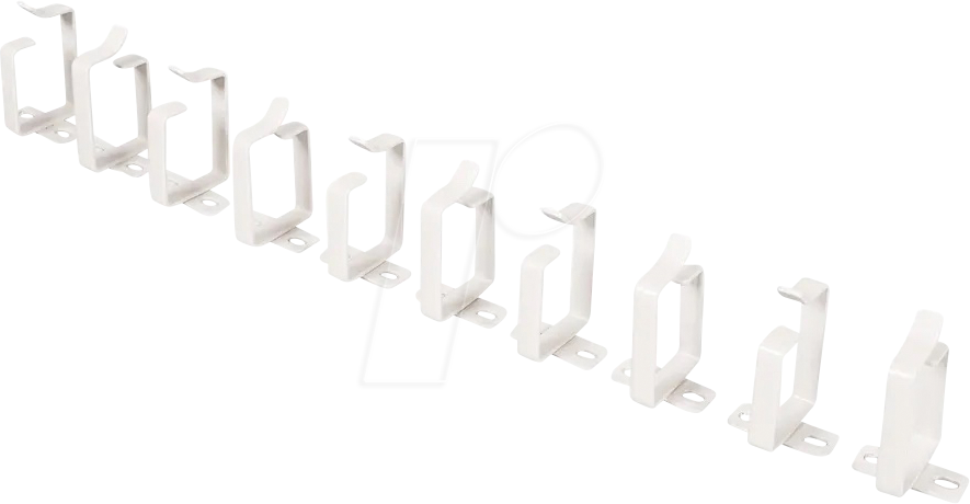 Thumbnail - ROLINE 26210266 - Kabelführungsbügel, 10 Stück, grau