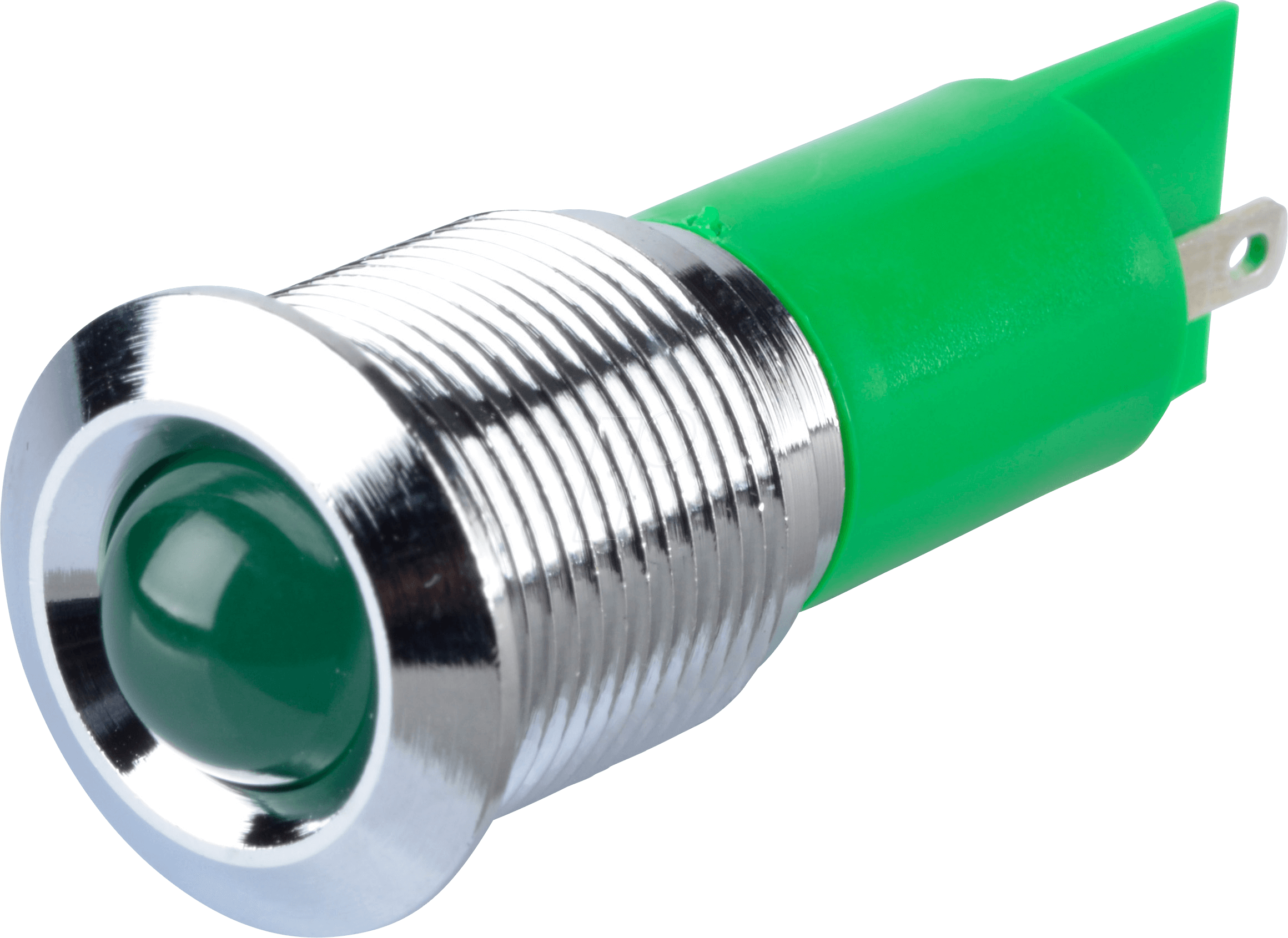 APM Q16P1C G220E - LED-Signalleuchte, grün, 220 V, Ø 16 mm, vorstehend, FASTON