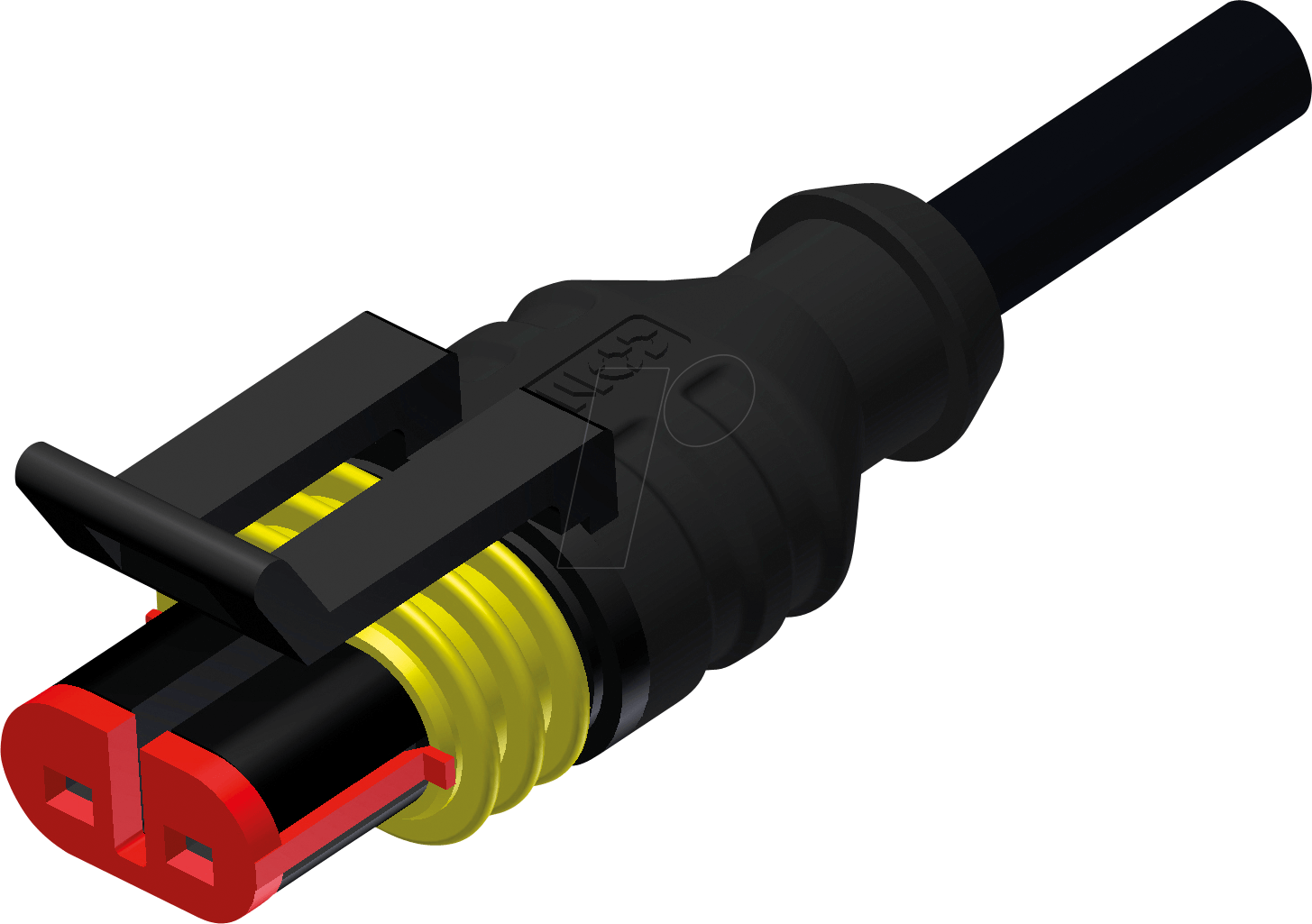 CONEC 55-00472 - Ventilsteckverbinder Superseal, 2-pol, Buchse