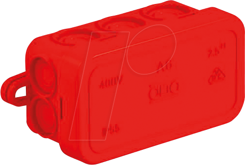 OBO 2000003 - Kabelabzweigkasten A 6, rot
