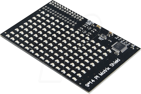 RPI SHD LED14X9 - Raspberry Pi - LED-Matrix, 14 x 9, SPI