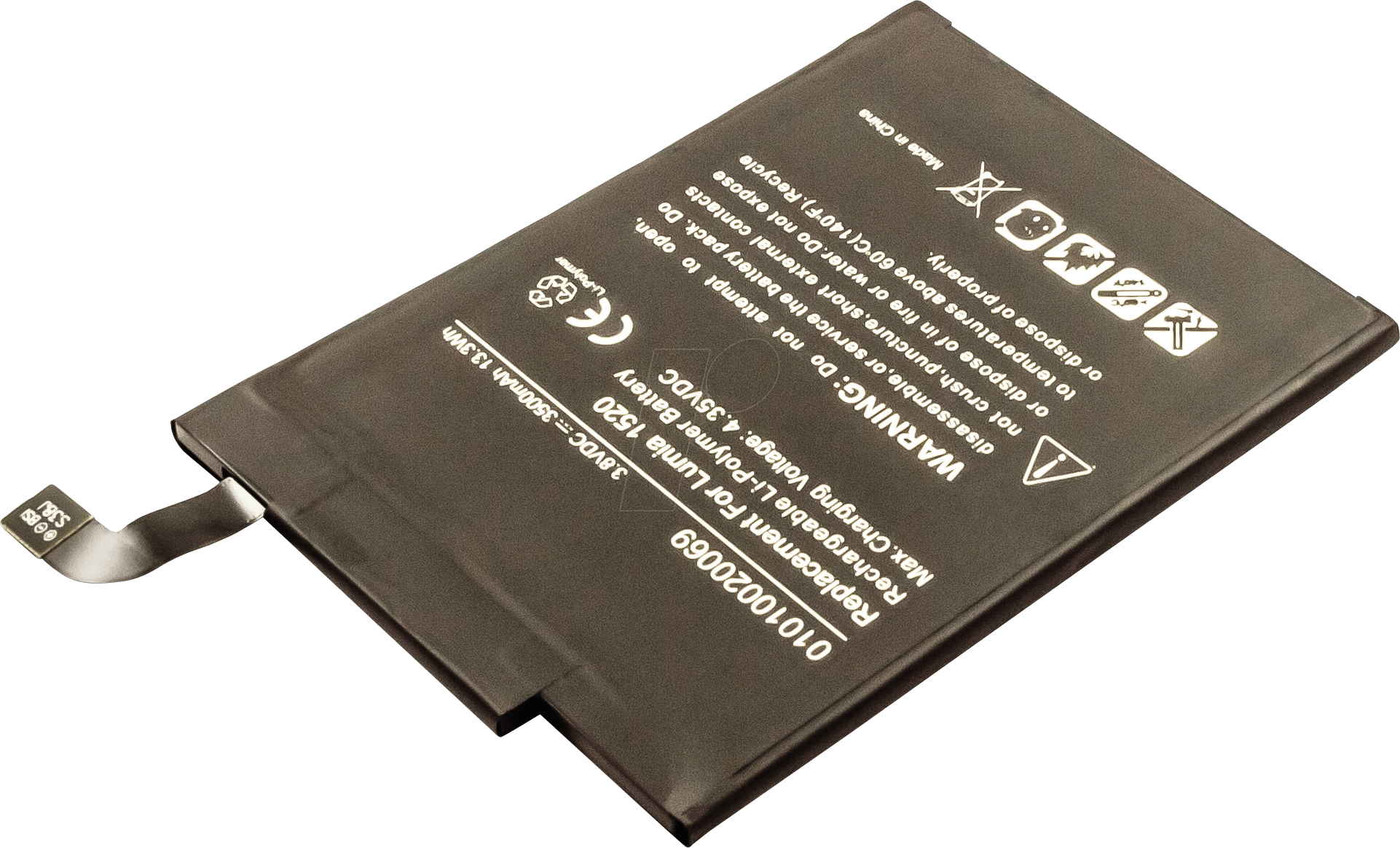 Thumbnail - AKKU 10817 - Smartphone-Akku für Microsoft Lumia, Li-Po, 3500 mAh