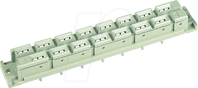 HAN 06 215 2821 - Federleiste H15, gerade, 15-pol