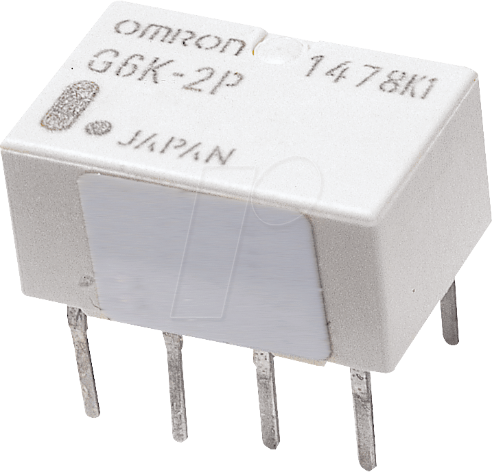 G6K-2P 12V - Subminiaturrelais, 2x UM, 125VAC/60V 1A, 12V