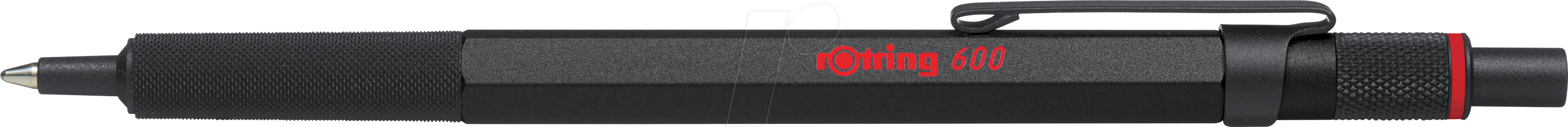 ROTRING 2032577 - Kugelschreiber, metallic-schwarz, M, rOtring 600