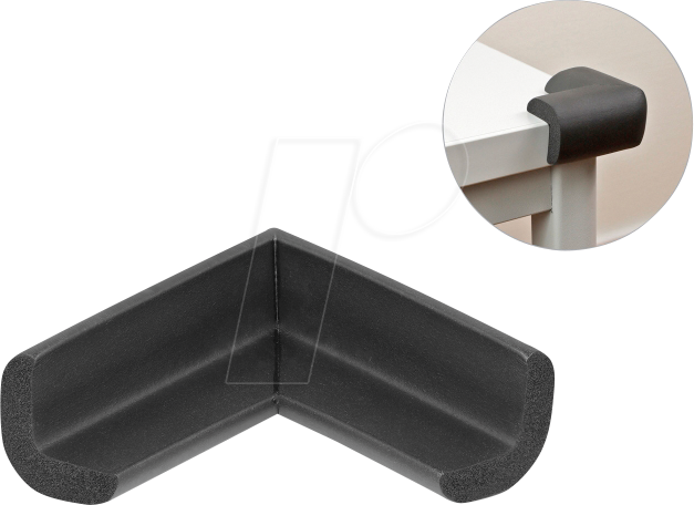 DELOCK 18397 - Schaumstoff Kantenschutz selbstklebend 56 x 56 x 22 mm