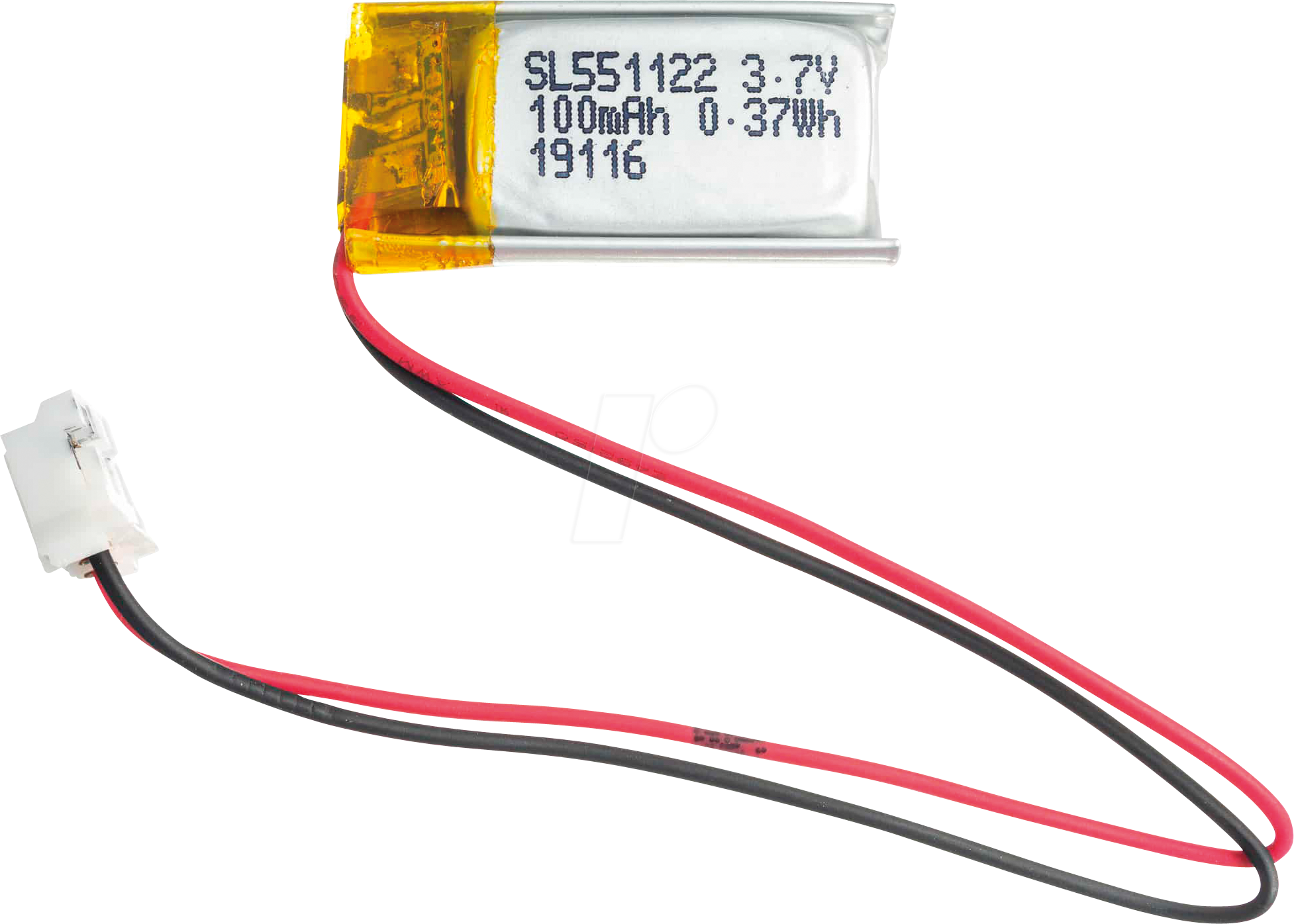 AKKU SOLD333276 - Li-Ion Akku, SOLDERED 333276, 100 mAh, 3,7 V
