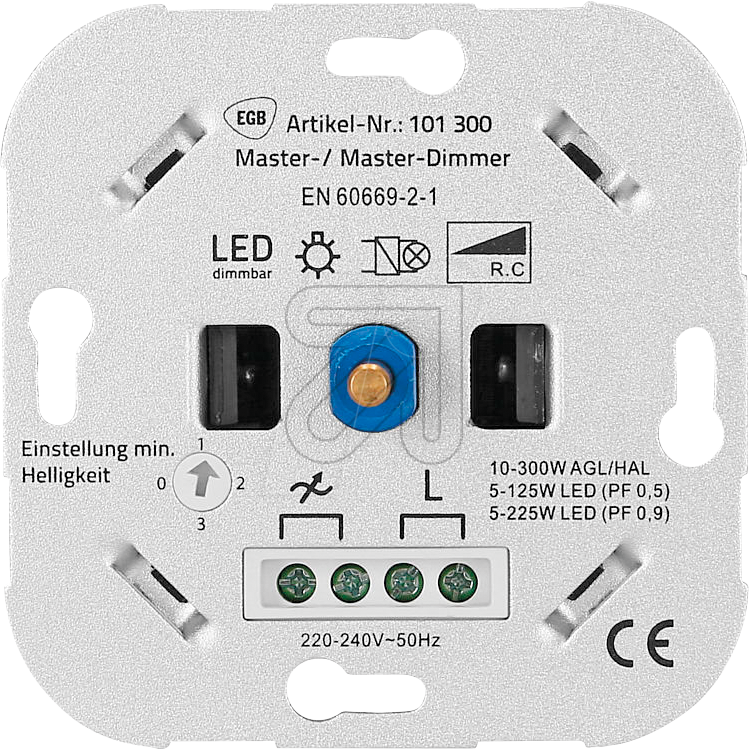 EGB 101300 - Master- /Master LED-Dimmer, Phasenabschnitt