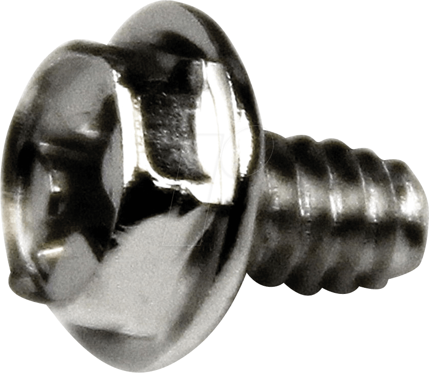 ST SCREW6_32 - PC Montageschrauben, 6-32x1/4 UNC, 50 Stück