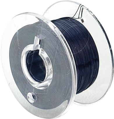 DON LD10-1 - Cu Lackdraht, Ø 0,10mm, 100m, schwarz