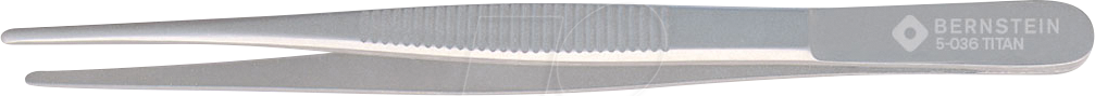Thumbnail - BERN 5 036 - Titan-Pinzette, gerade, gezahnt, anatomisch, 145 mm