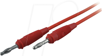 SML 100 1 RT - Silikon-Messleitung, 1,0 mm², 1,0 m, rot