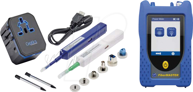ID FIB PM - Kabeltester FiberMASTER, Pegelmesser, Multimode, Singlemode